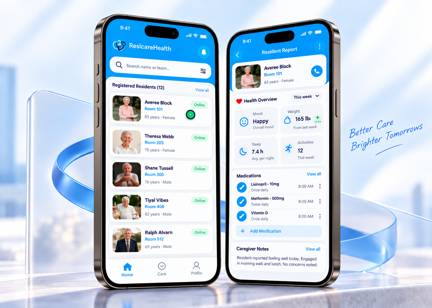 ResiCareHealth Doctor Clinical Review Mobile Application